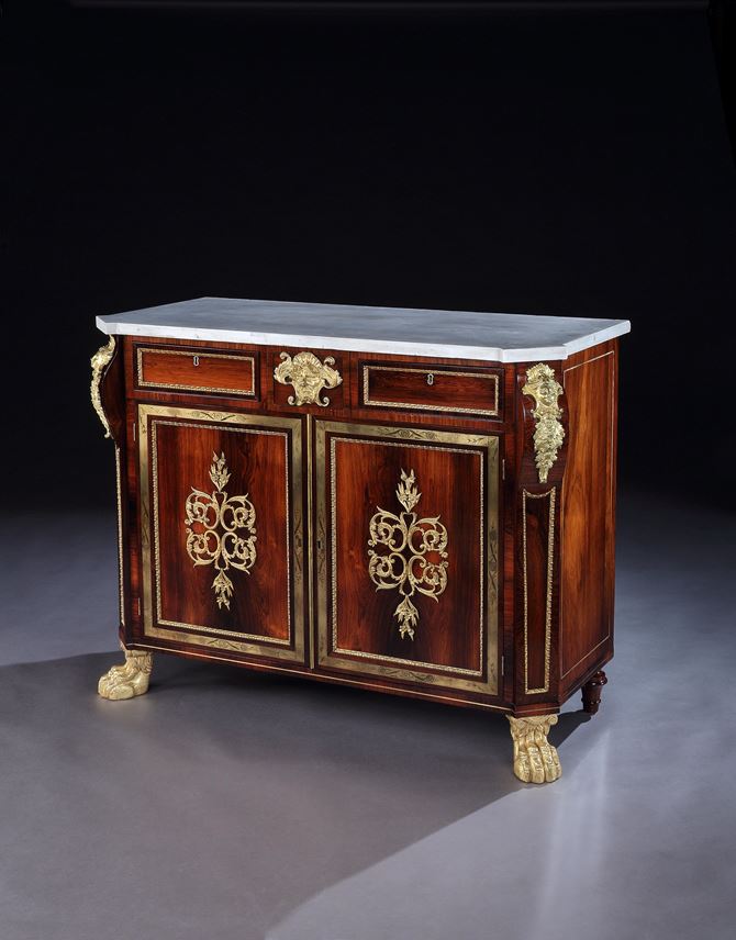 John Mclean  &amp; Son - A pair of Regency rosewood side cabinets | MasterArt
